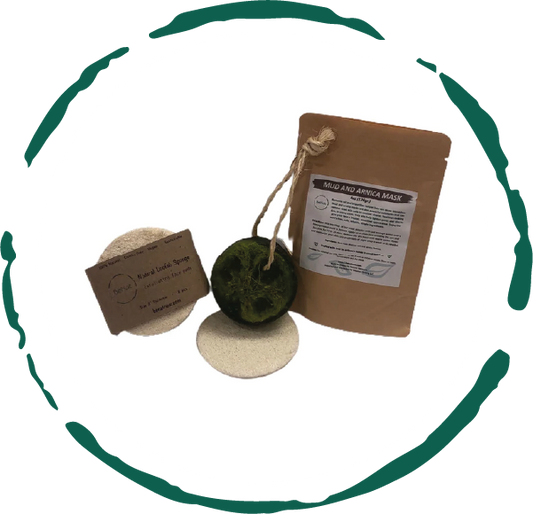 Handcrafted vegan facial cleanser soap bar infused with natural plant extracts