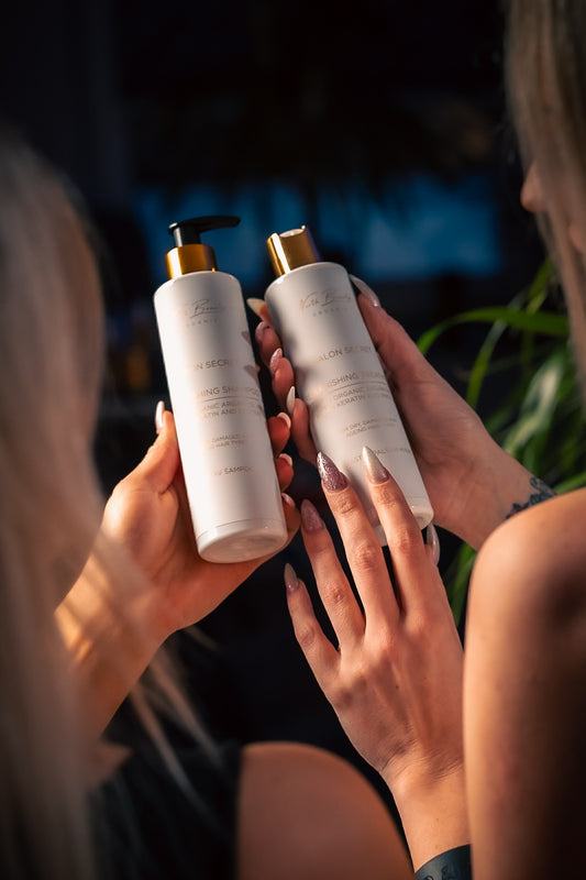 Deep hair repair treatment texture with plant proteins and natural oils