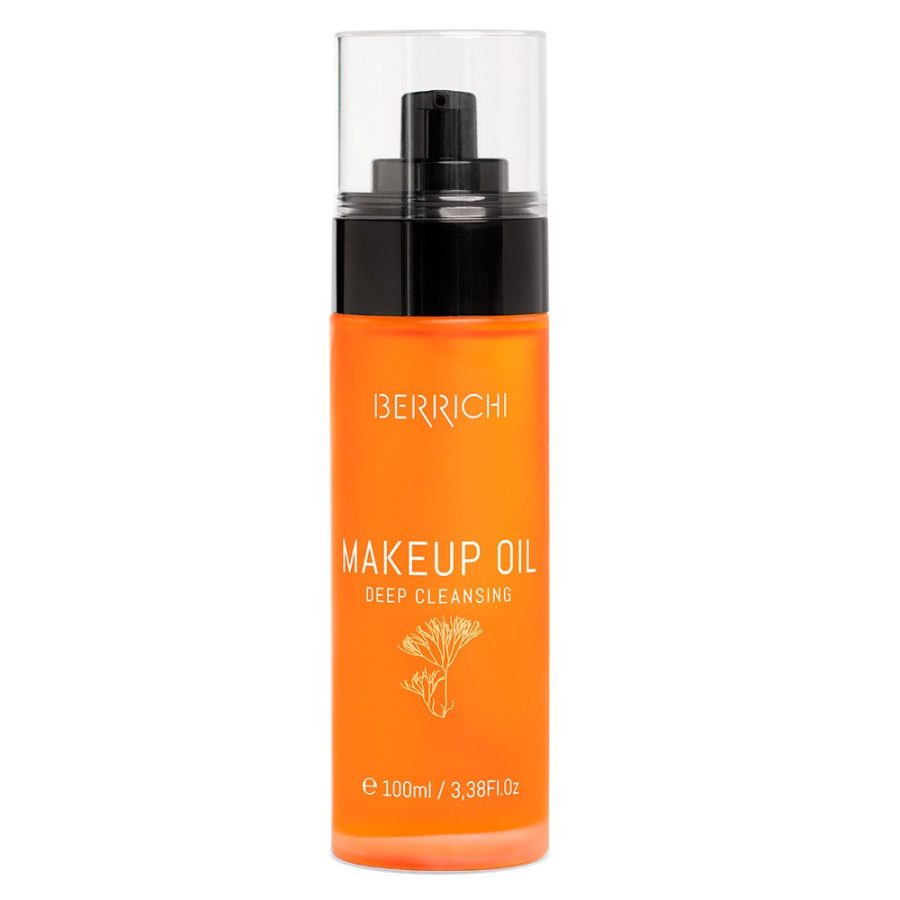 Berrichi Deep Cleansing Makeup Removal Oil in recyclable bottle