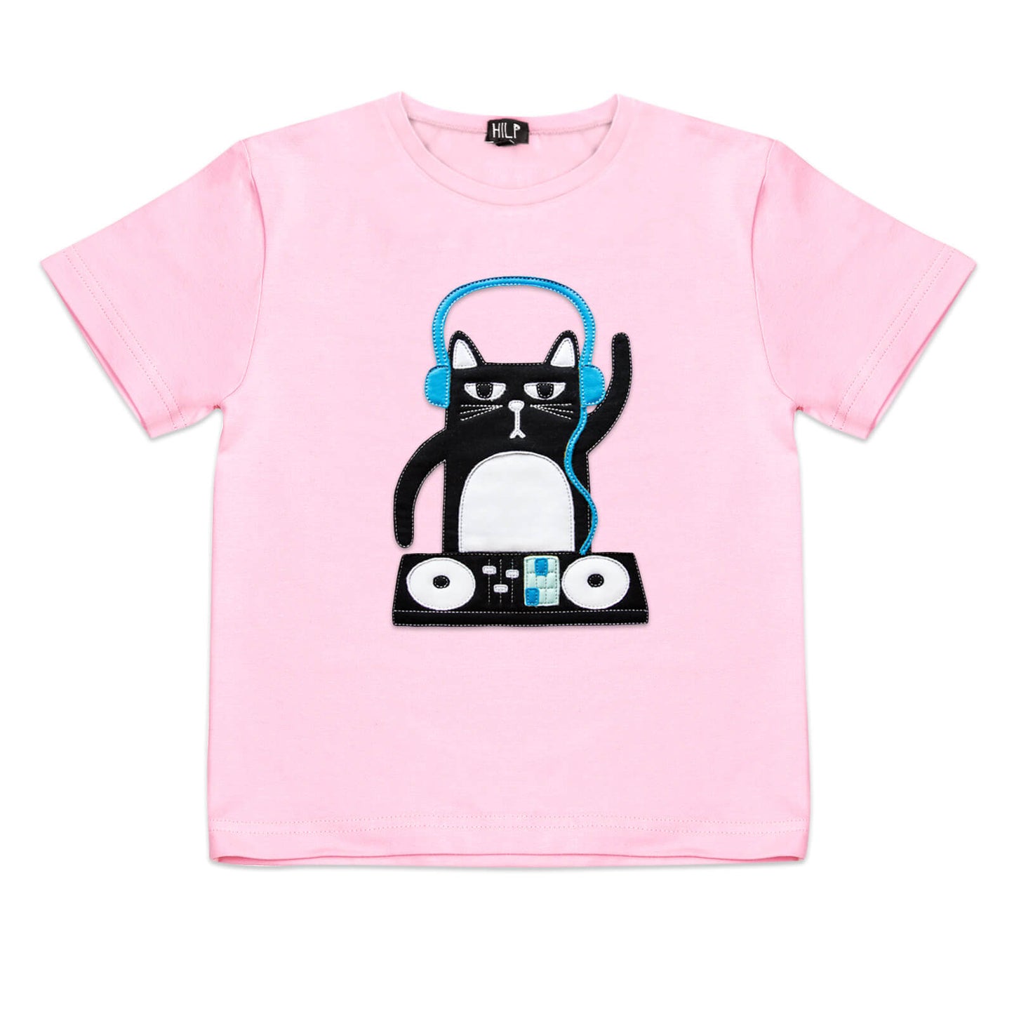 DJ-Katzen-T-Shirt für Kinder