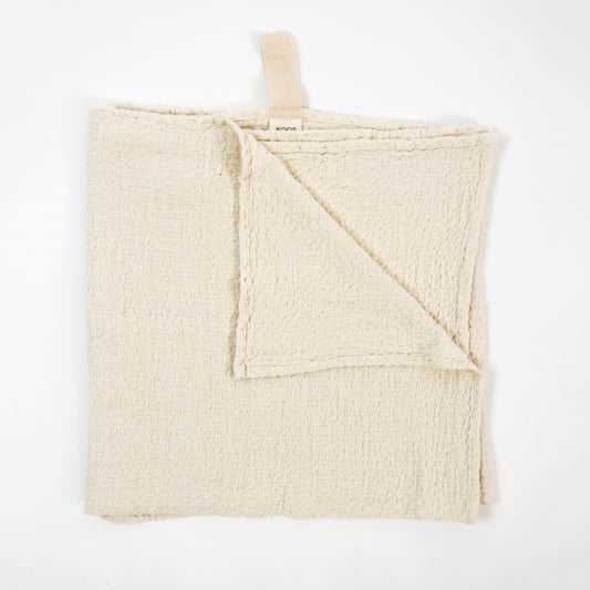 Big Linen Towel - Textured White
