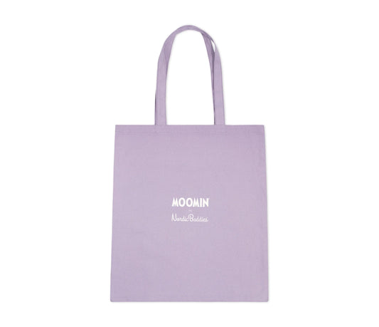 Moomin Little My lilac tote bag back view | Moomin by Nordicbuddies