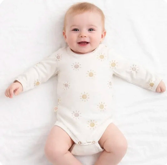 High-quality handmade organic baby clothes with gender-neutral design - Sun