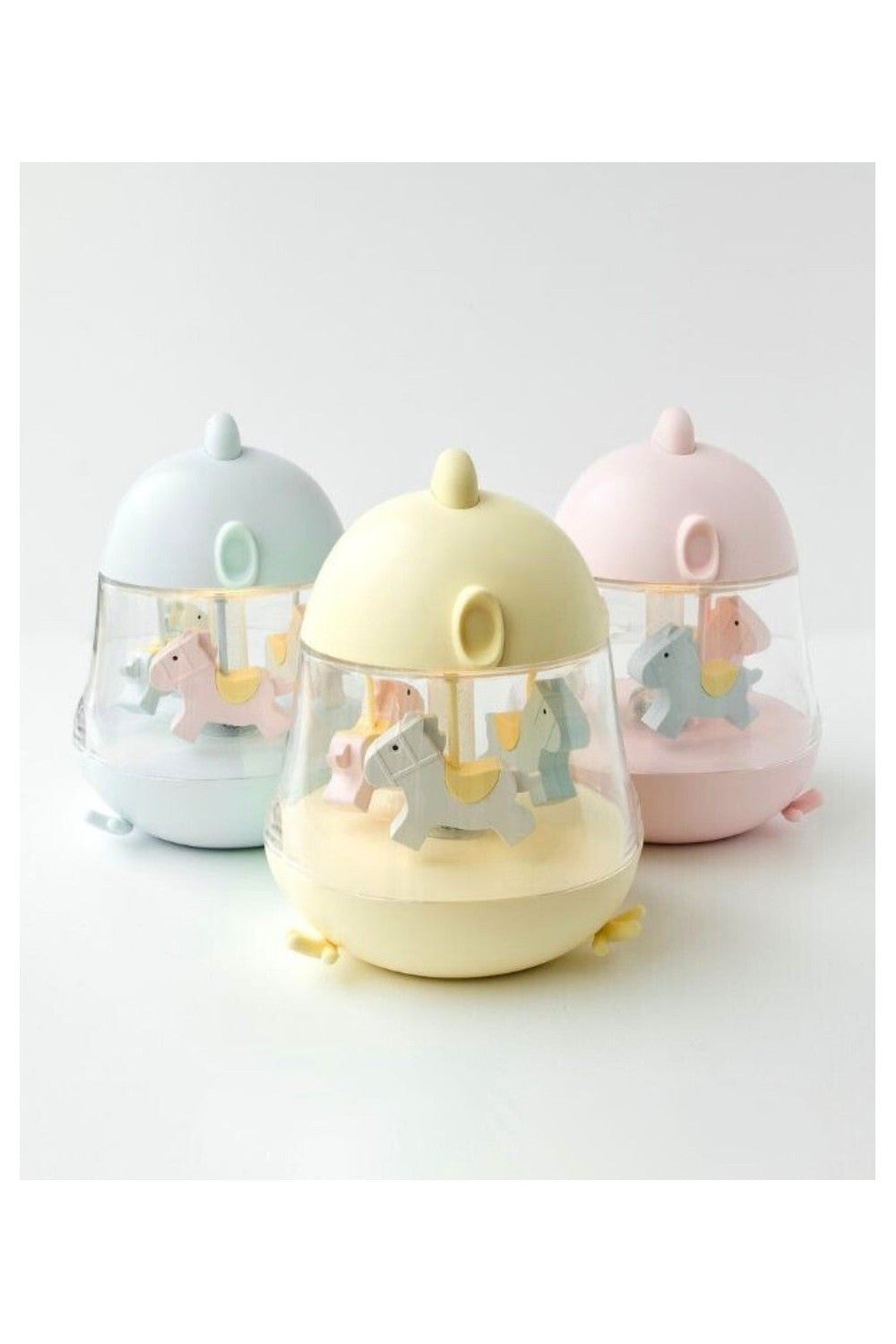 Lampe mit Karussell und Musik – Rosa
