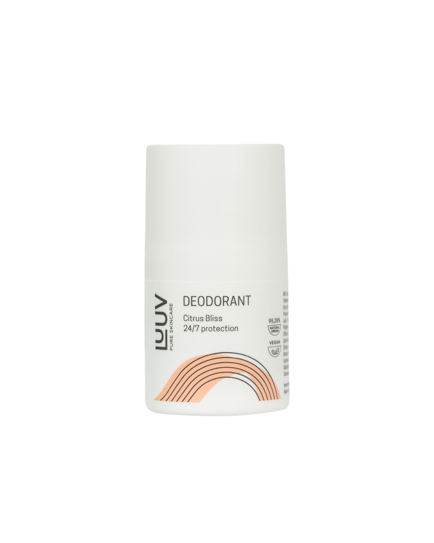 Natural Deodorant Citrus, 50ml - Aluminum-free 24h protection by LUUV.