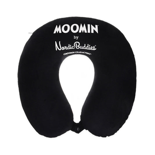 Moomin Little My memory foam travel neck pillow side and back view | Moomin by Nordicbuddies