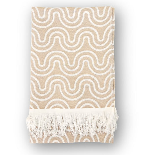 Standard bamboo bath towel 75x150 cm absorbent - Sand