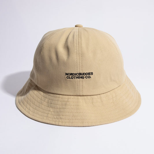 Official Pippi Longstocking beige cotton bucket hat Back view