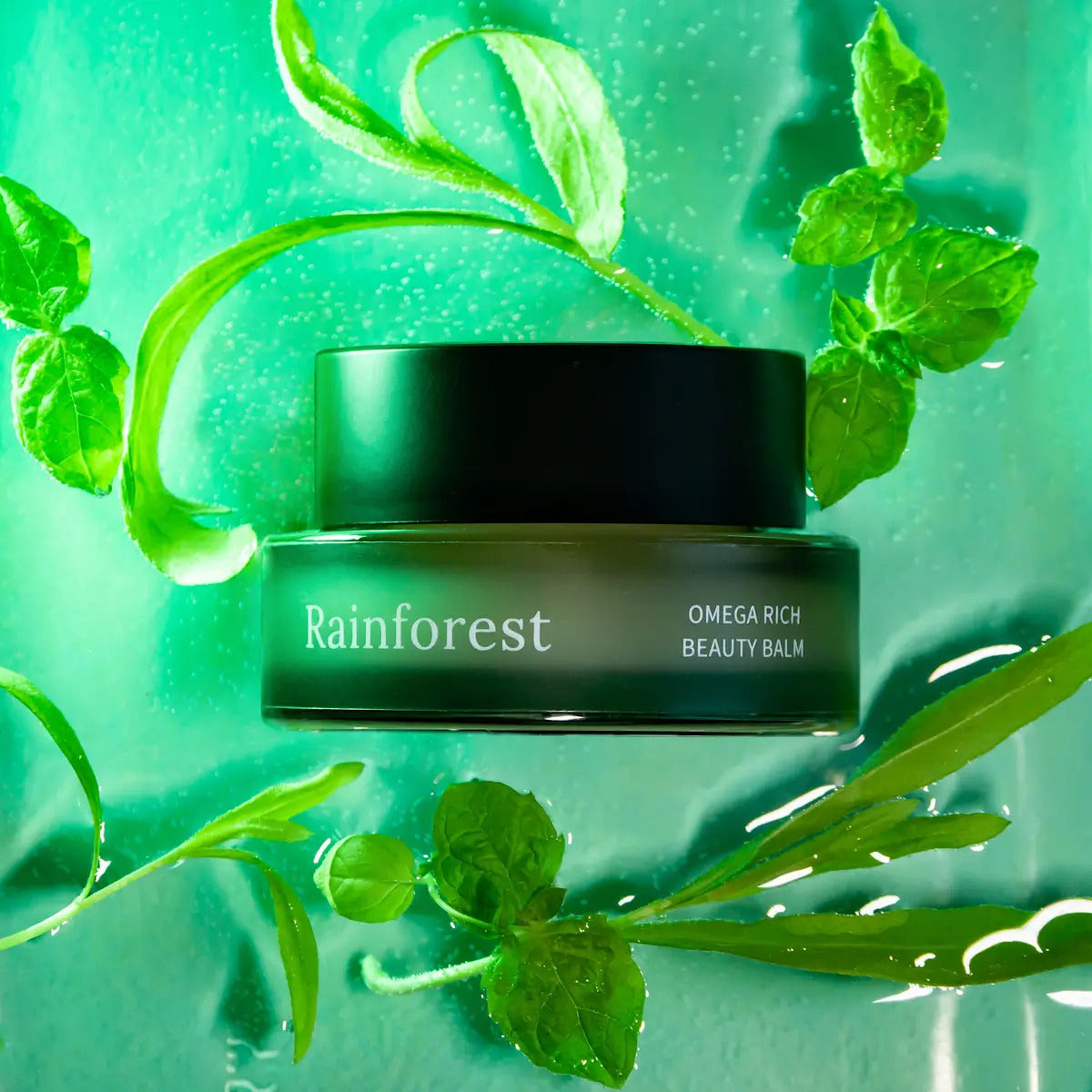 USVA Cosmetics Rainforest Omega Rich Beauty Balm in a 30ml jar.
