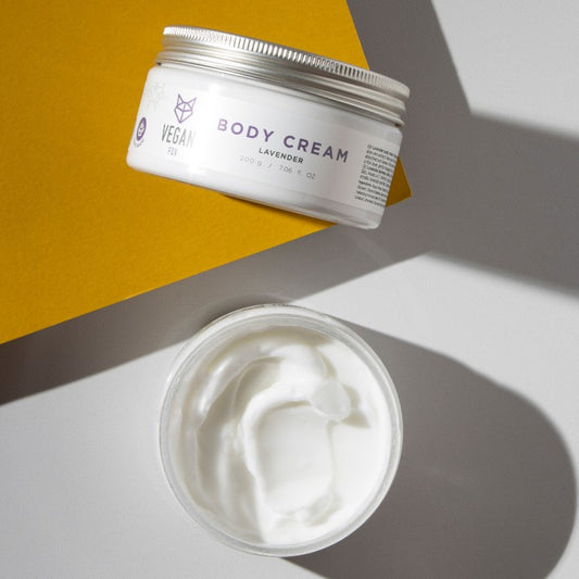 Detail of Vegan Fox Grapefruit Body Cream, 200 g natural vegan skincare product - That Green Store