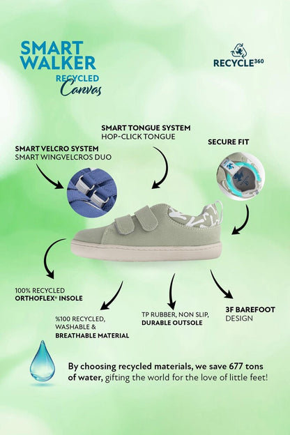 Smart Walker Recycled Canvas - Eco Pink