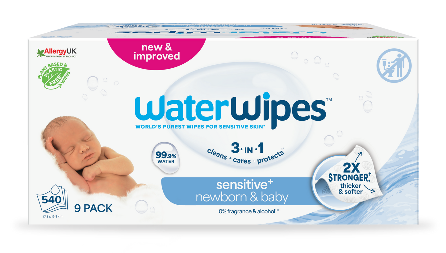 WaterWipes Baby Wipes Mega Pack 9 x 60 pcs