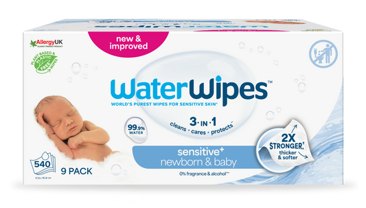 WaterWipes Baby Wipes Mega Pack 9 x 60 pcs