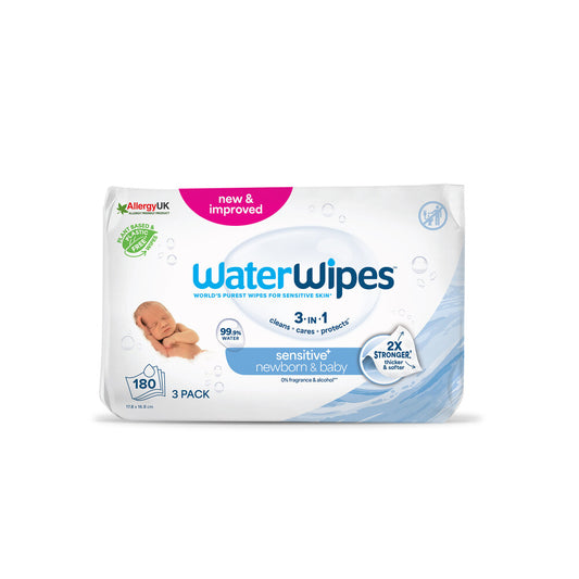WaterWipes Baby Wipes Multi Pack 3 x 3 x 60 pcs