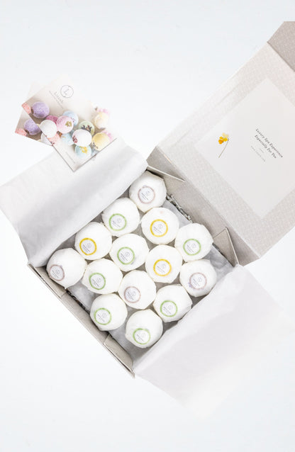 Natural Bath Bomb Gift Box – 14 Handmade Bath Bombs for a Spa Day-1