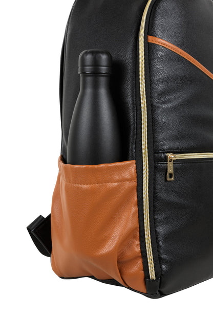 Kleiner Wickelrucksack – Schwarzer Kaffee