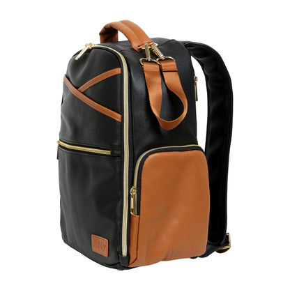 Kleiner Wickelrucksack – Schwarzer Kaffee
