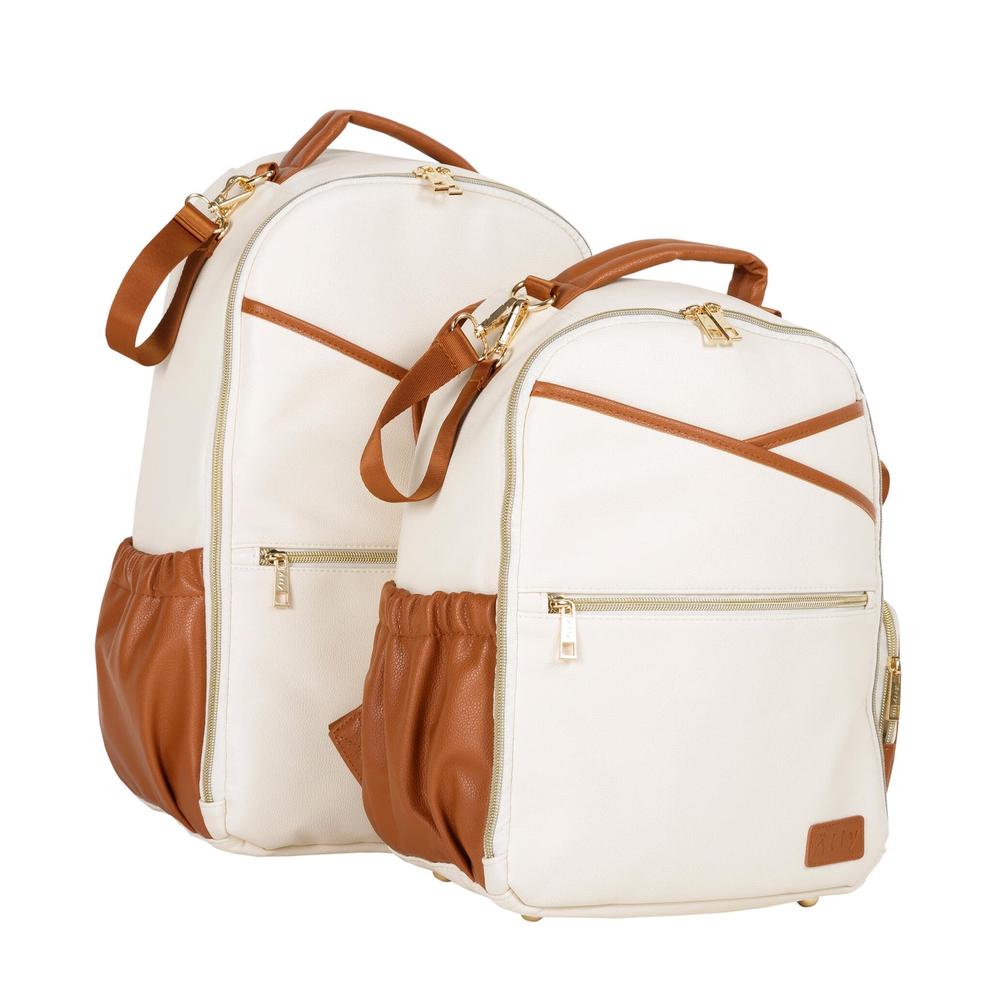 Kleiner Wickelrucksack – Cappuccino
