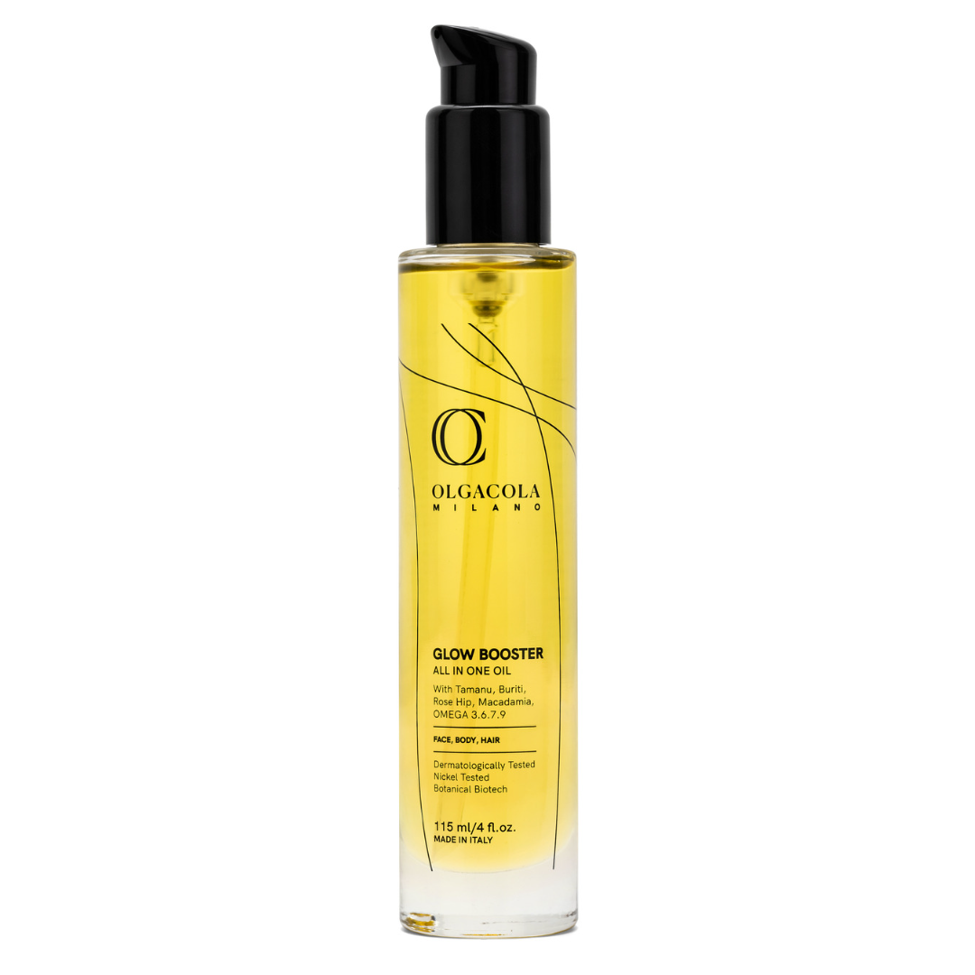 Glow Booster Oil by OlgaCola Milano with 11 botanical oils for a radiant glow