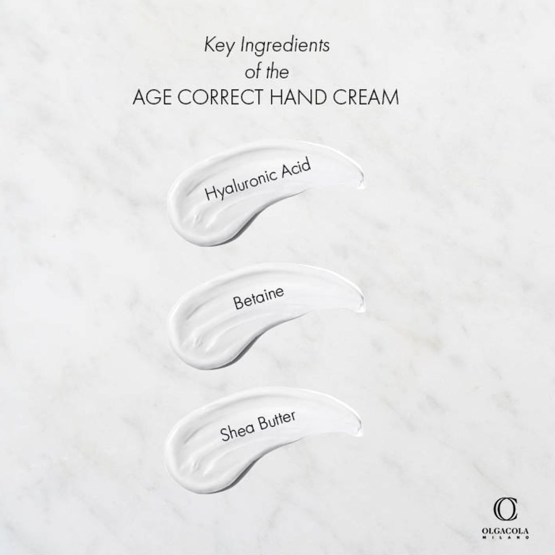 Texture detail of Age-Correct Hand Cream for deep skin repair and nail strengthening