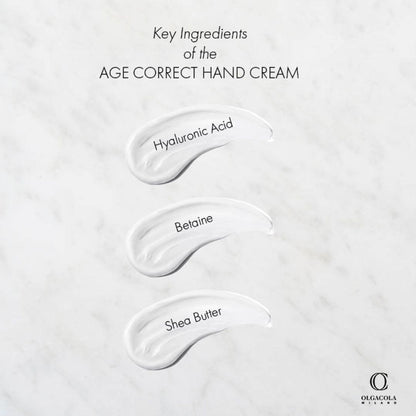 Texture detail of Age-Correct Hand Cream for deep skin repair and nail strengthening