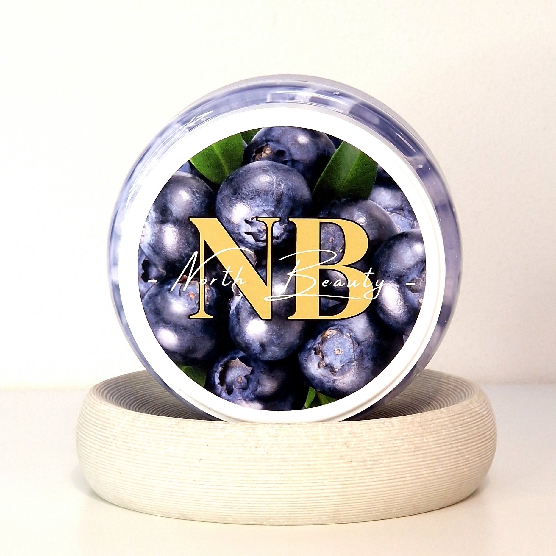Whipped Sugar Body Scrub with Blueberry by North Beauty - Antioxidant scrub