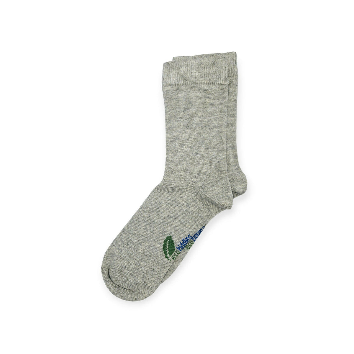 Nature's Friends 3-pack organic cotton kids socks bundle featuring penguin, robin, and plain styles | Eco Kiddies - plain socks