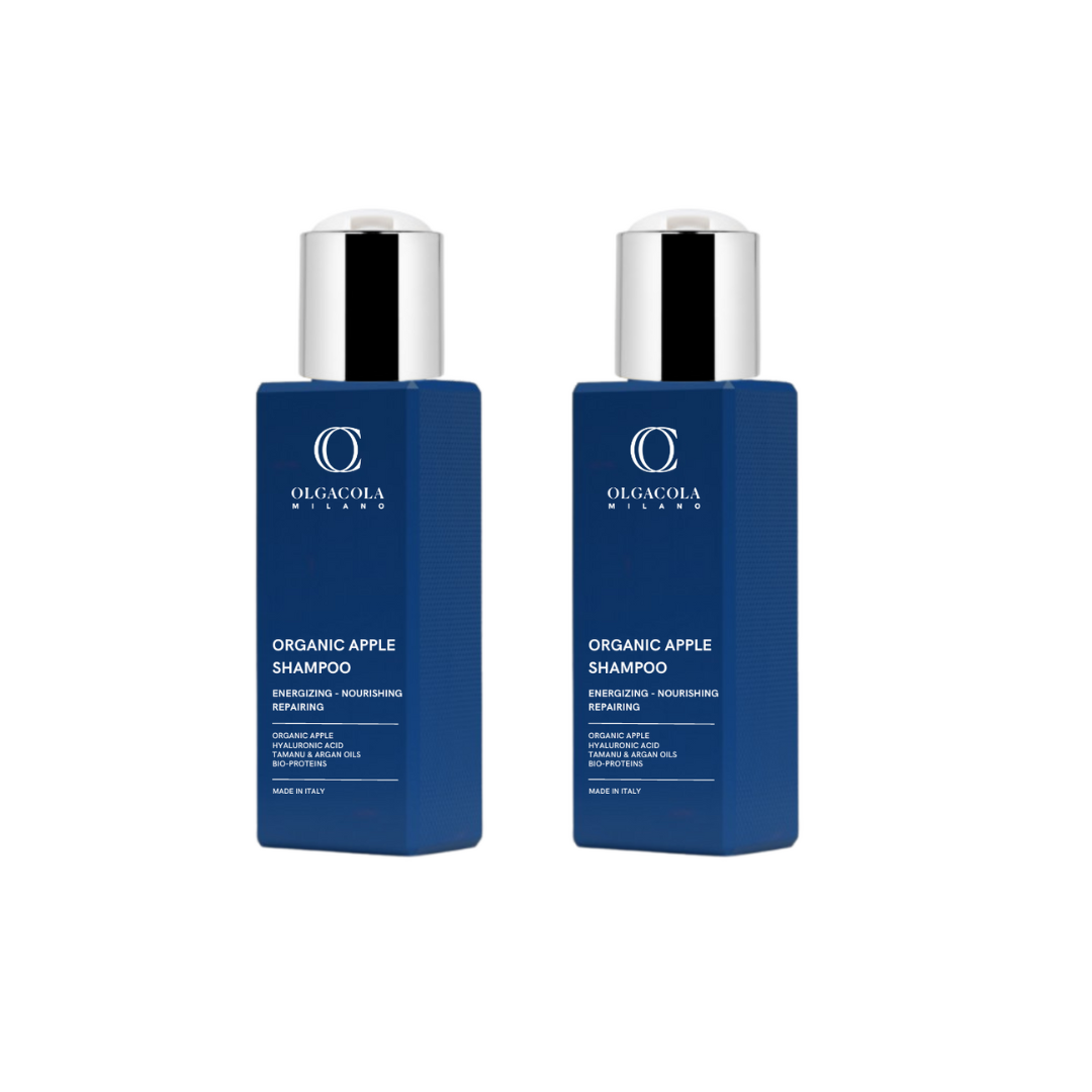Organic Apple Shampoo with Hyaluronic Acid and Microbiota Technology for sensitive scalps