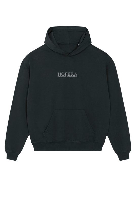 Heavy-Weight Premium Hoodie "Portrait of a Cross-Eyed Man" by Unknown Artist