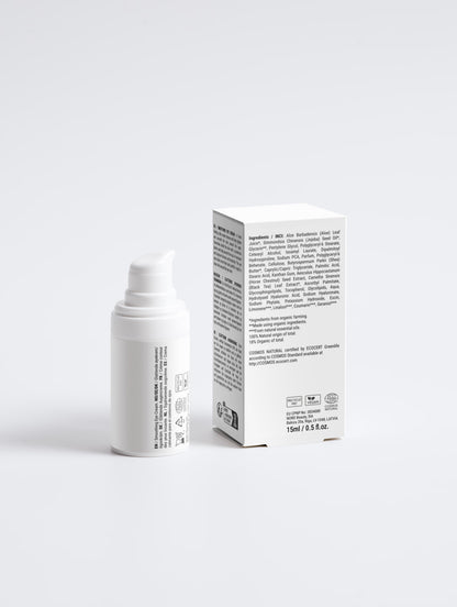 KVIST Smoothing Eye Cream - Back packaging and jar