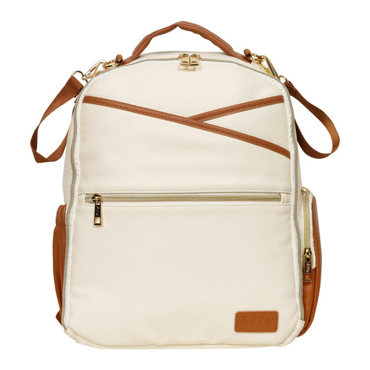 Small Diaper Backpack in Cappuccino