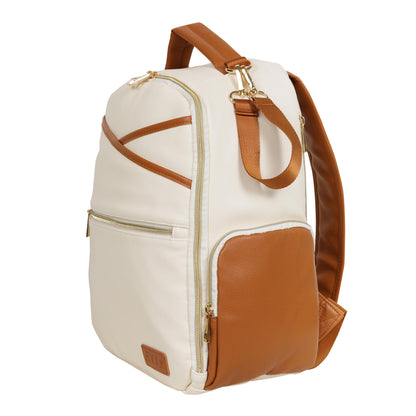 Kleiner Wickelrucksack – Cappuccino