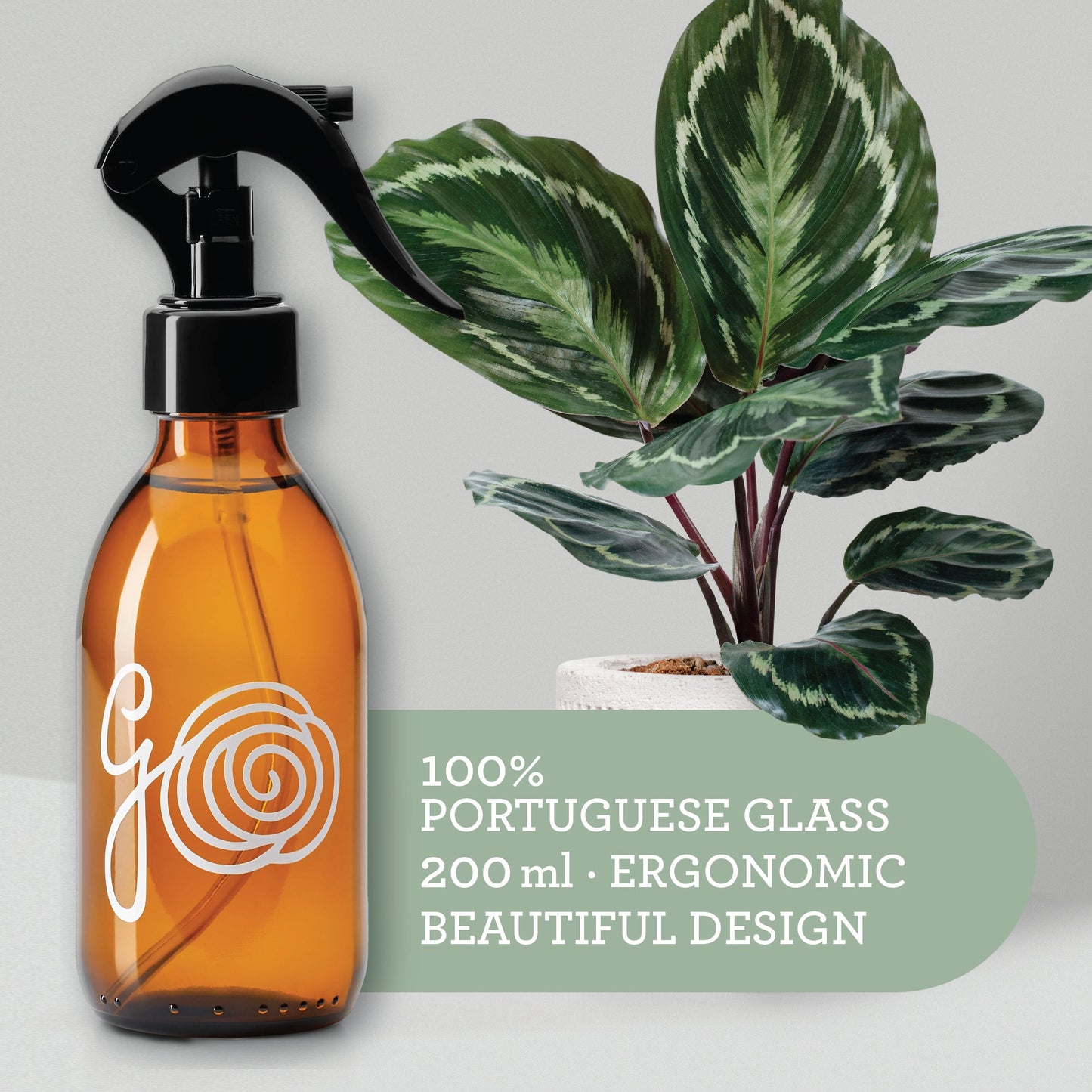 Generosa vintage style glass water sprayer for stylish plant parenting