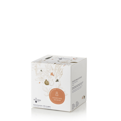 Authentic branded packaging box for the La Rochère Orange Blossom scented bee candle