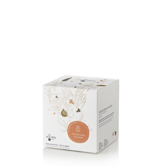 Authentic branded packaging box for the La Rochère Orange Blossom scented bee candle