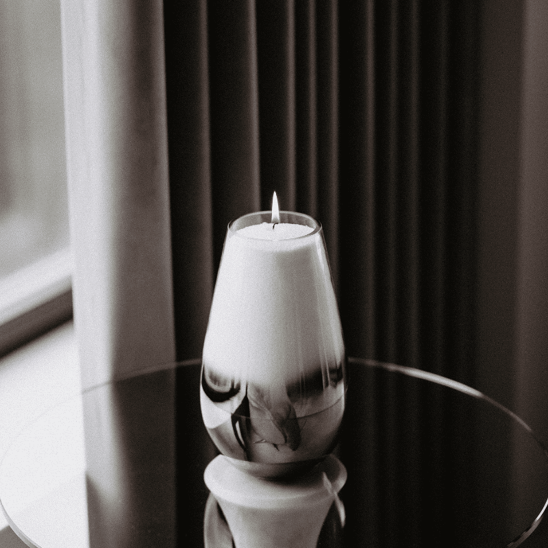 Eco-friendly refillable candle powder for 140h burning time