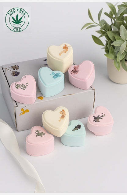 CBD Lavender Bath Bomb Gift Set - 8 natural 25mg CBD THC-free bath bombs | Lizush