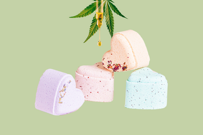 other view of Lizush CBD Valentine's Bath Bomb Gift Set – 5 Heart-Shaped