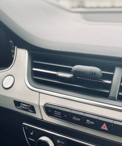 Minimalist car fragrance accessory handmade in Estonia