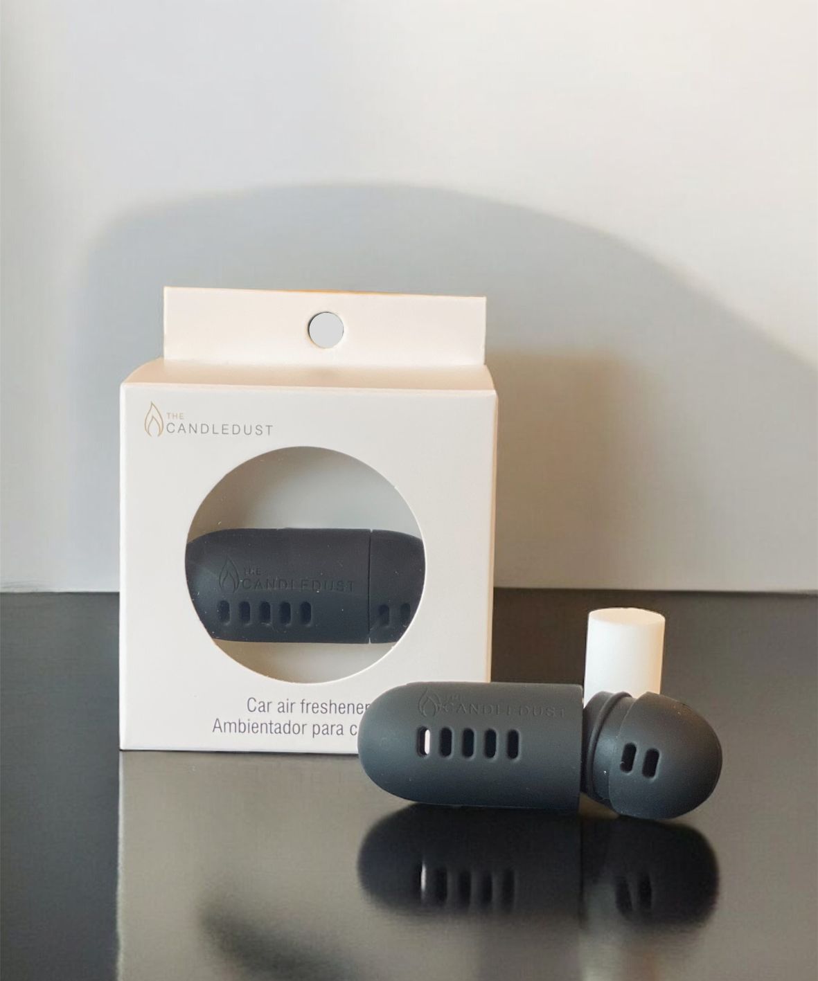 The Candledust luxury car diffuser with natural scent - Rosso