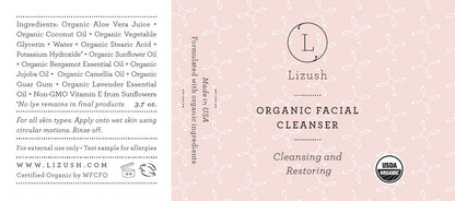 USDA Organic Facial Cleanser – Gentle Natural Face Wash-4