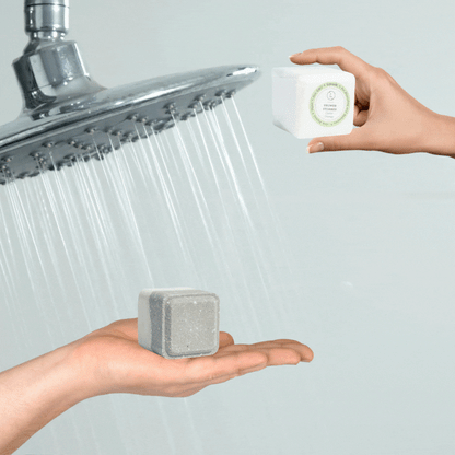 CBD Shower Steamers Gift Set - Essential oil shower steamer fizzing and dissolving | Lizush