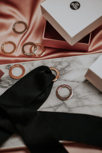 Silk Ribbon Bracelet - LOVE