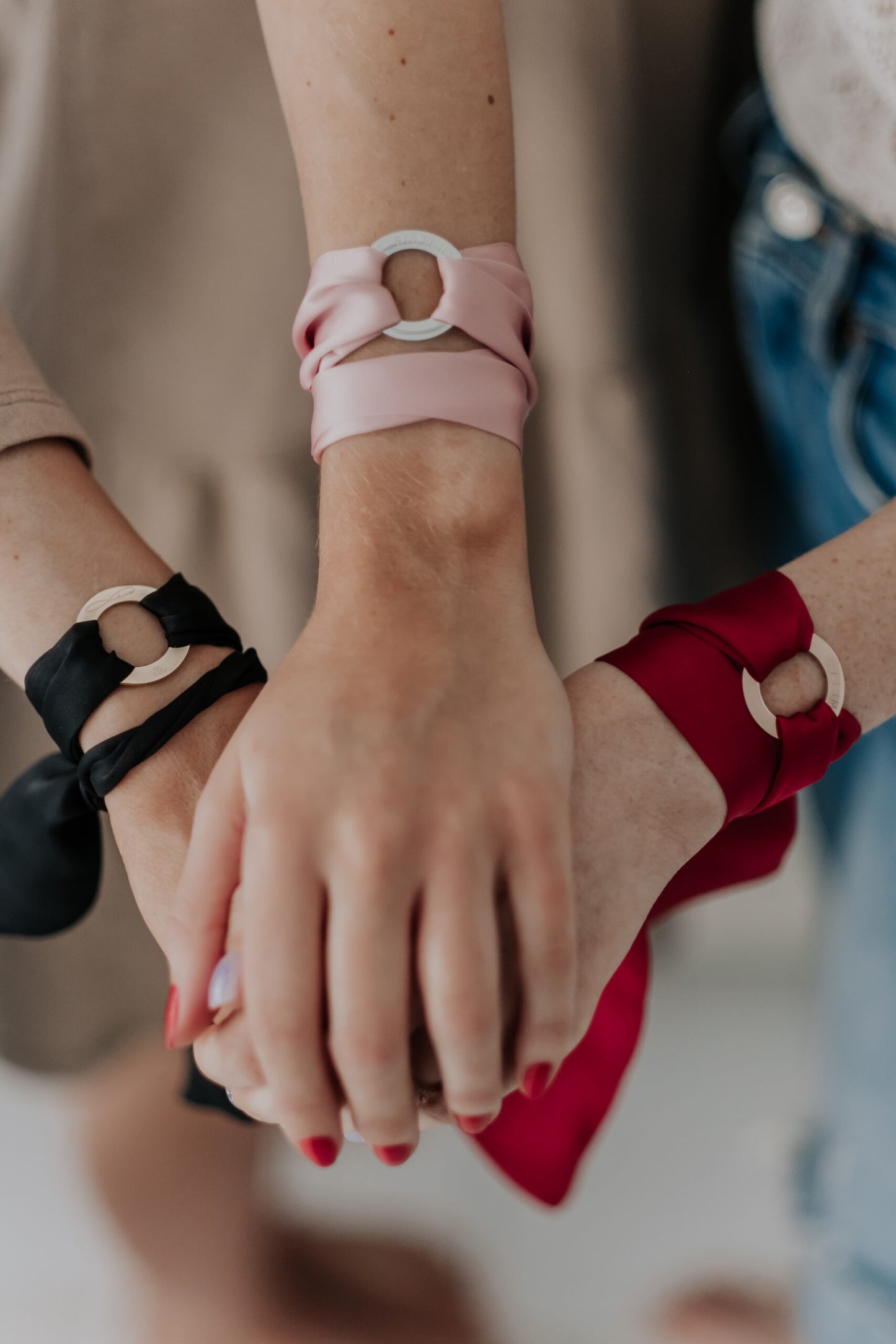 Silk Ribbon Bracelet - SUPERWOMAN
