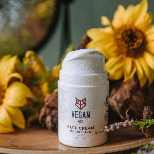 Front of Vegan Fox Softening Face Cream, 50 ml natural face moisturizer for daily care - That Green Store