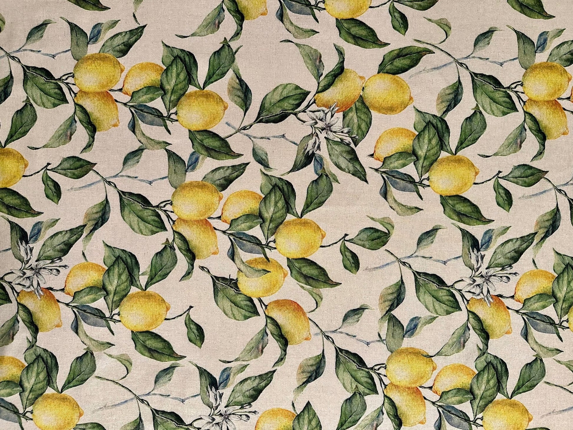Rectangular Tablecloth - Lemon Linen