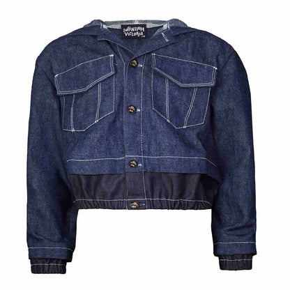 The Hooded Denim Jacket-0