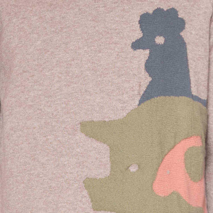 Beige Knitted Kids Sweater-2