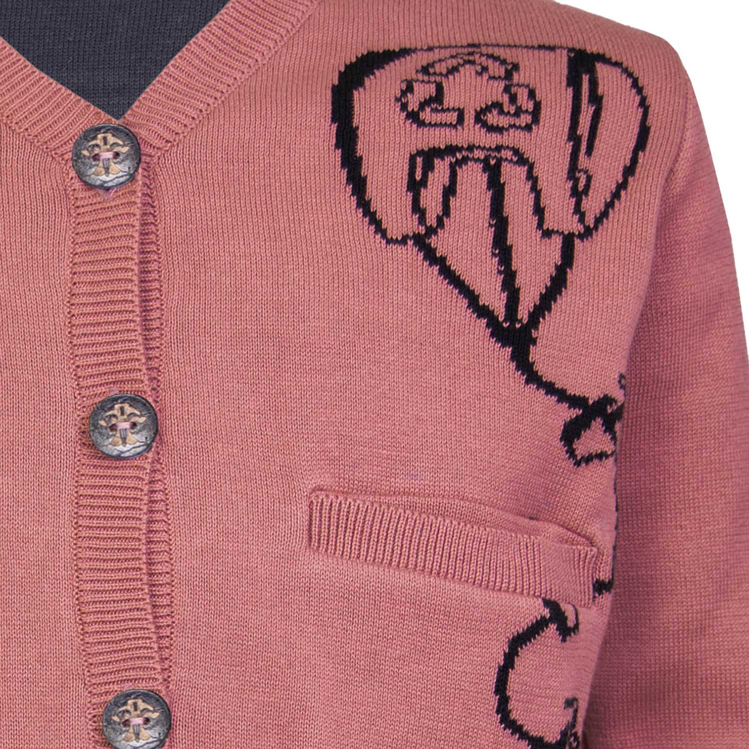The Kite Cardigan — Pink-2