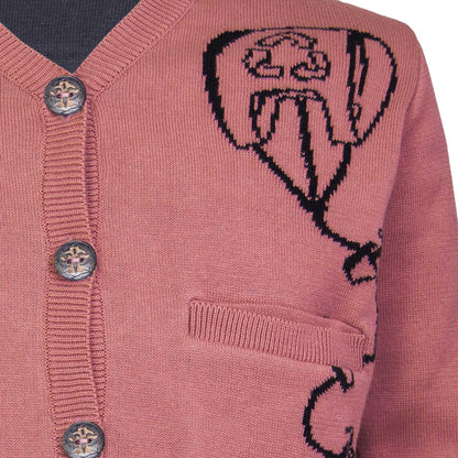 The Kite Cardigan — Pink-2